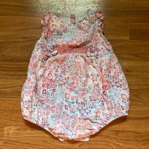Floral Print Romper